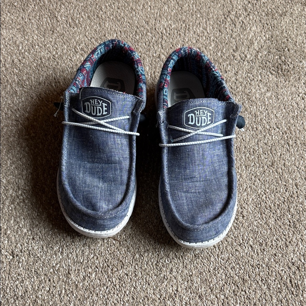 Hey Dude Blue Shoes